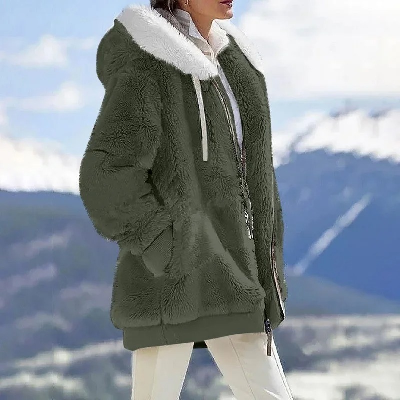 Damskie ciepłe kurtki zimowe 2 – Wool Coat Peacoat recenzja i cena