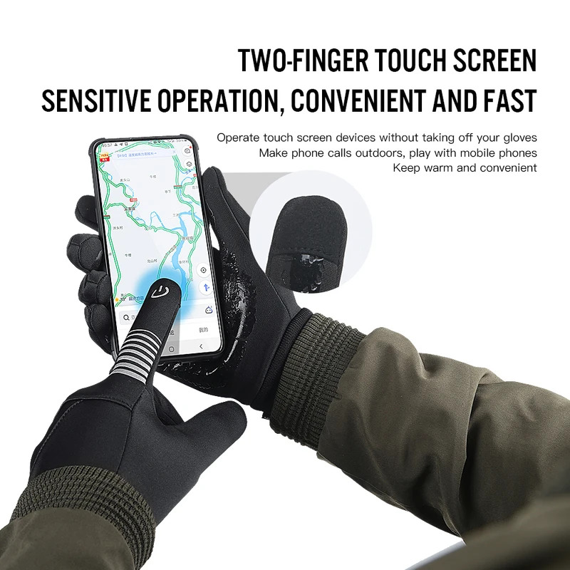 Rękawice zimowe rowerowe męski – Touch Screen Gloves recenzja i cena