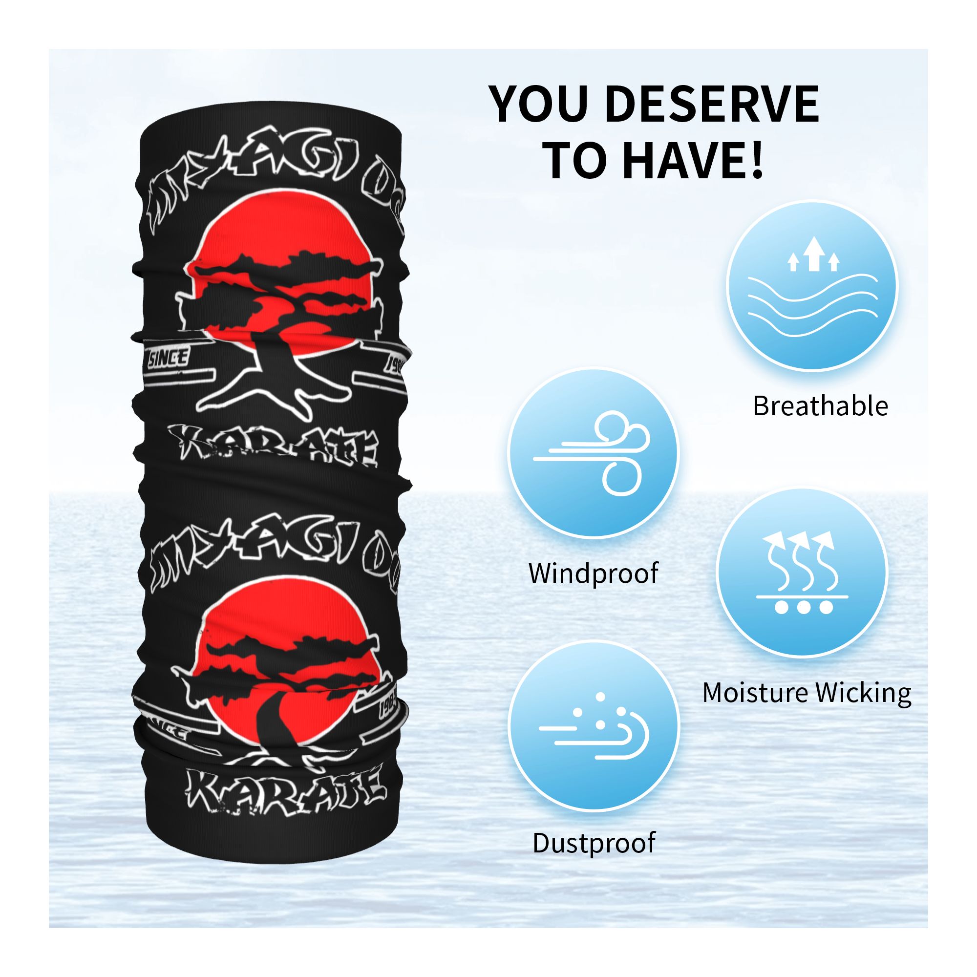 Personalizowany K-Karates Retr – Neck Gaiter Fleece recenzja i cena